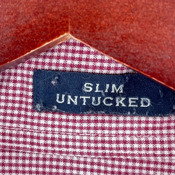 J. Crew Mens Size XL Flex washed slim untucked button down shirt 1424 - Picture 4 of 8